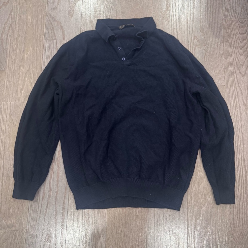 Paul James 100% Cotton Navy Sweater